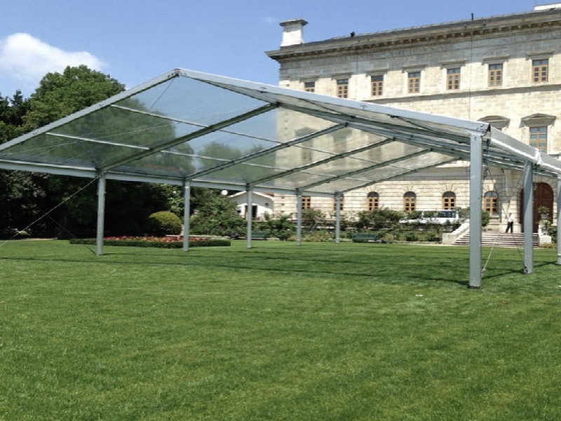Transparent A-shapedmarquee tent