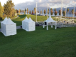 야외 잔디 탑 텐트