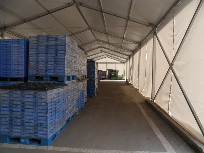 Almacén de carpa industrial