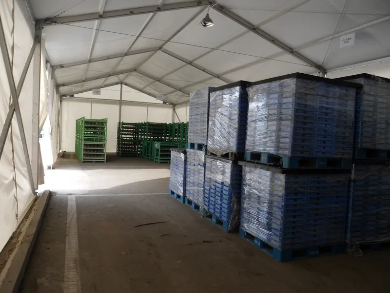 Almacén de carpa industrial