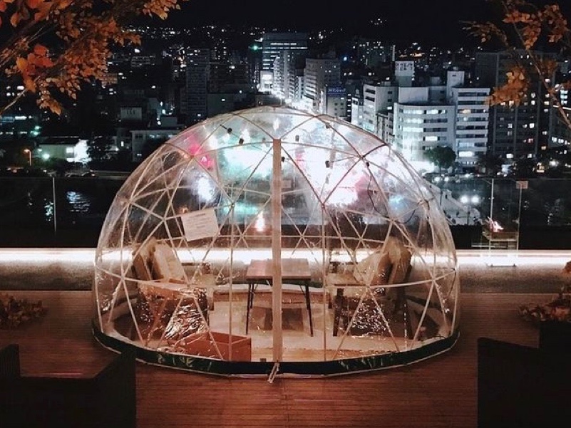 測地線ドームテント