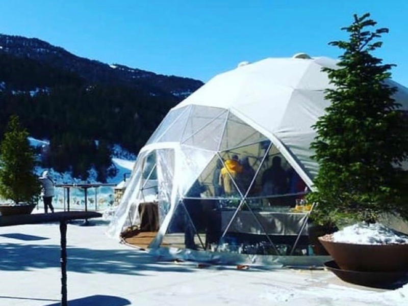 dome glamping tent