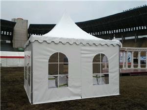 claer pagoda tent