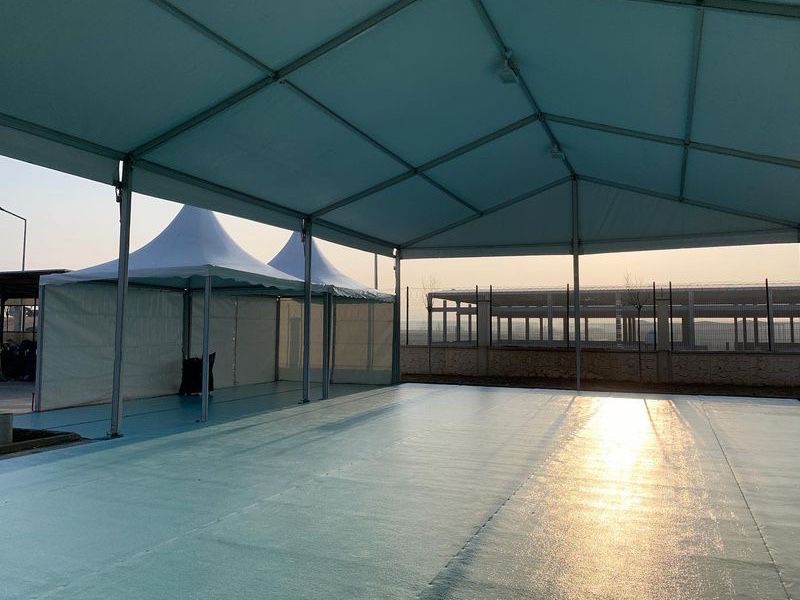 Painting exhibition tent