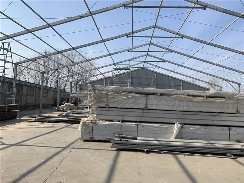 Aluminum structure warehouse