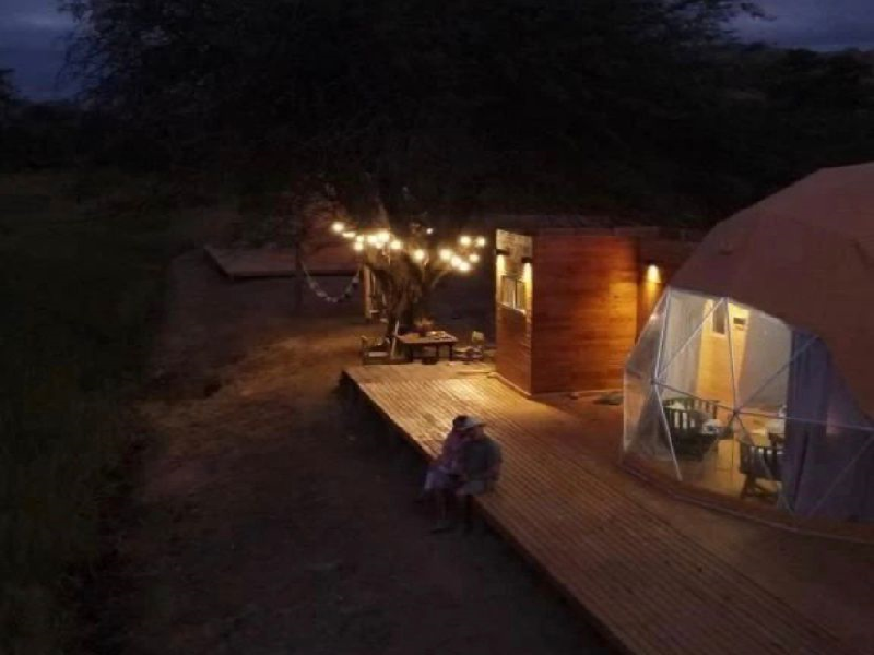 Outdoor dome tents