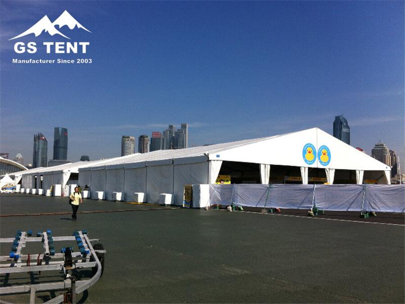 Большая выставка на открытом воздухе, роскошные палатки для вечеринок