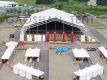 आउटडोर बड़े एयरोस्पेस प्रदर्शनी तम्बू
