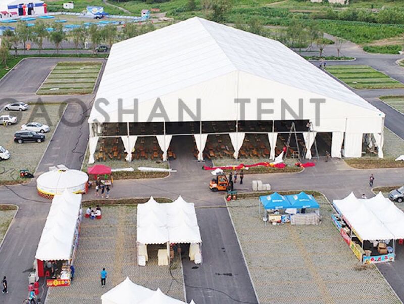 Outdoor Large aerospace exhibition tent