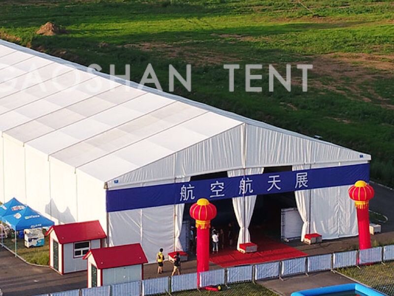 Outdoor Large aerospace exhibition tent