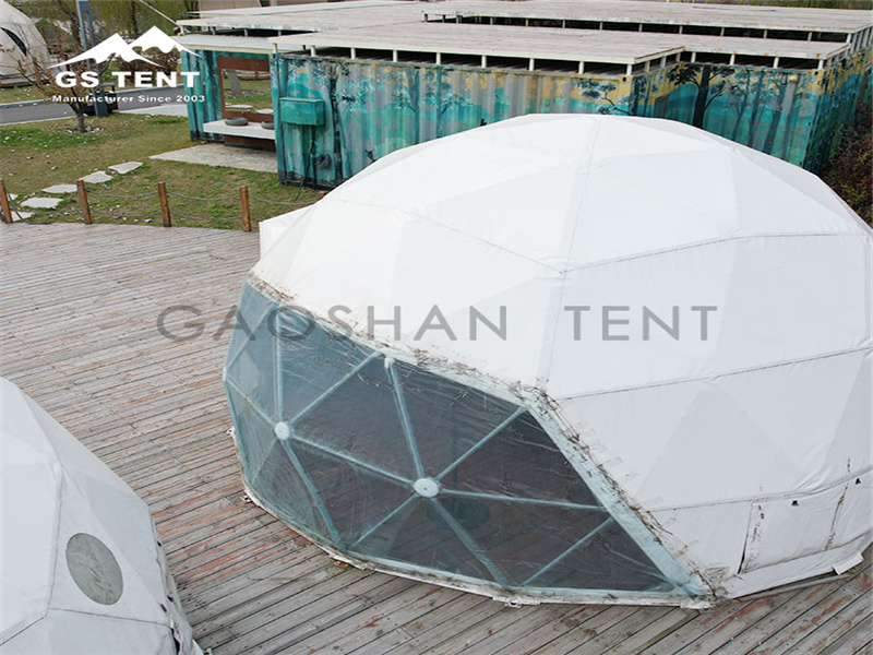 Палатка для отеля с куполом под открытым небом