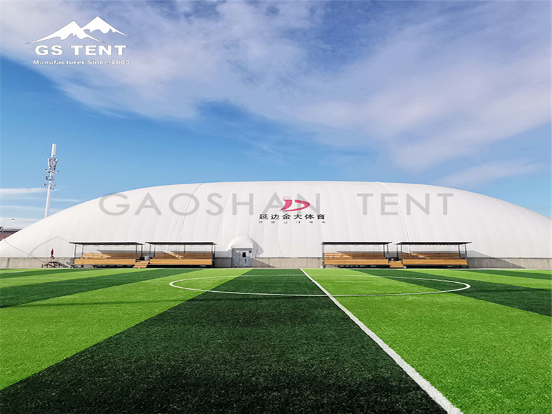 dôme aérien du stade de football