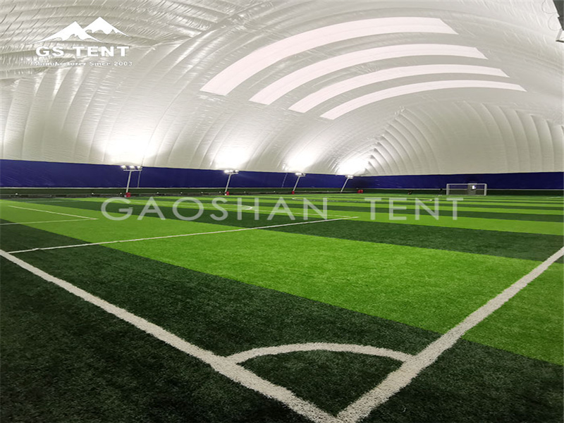 dôme aérien du stade de football