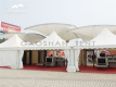Pagoda tent as event display