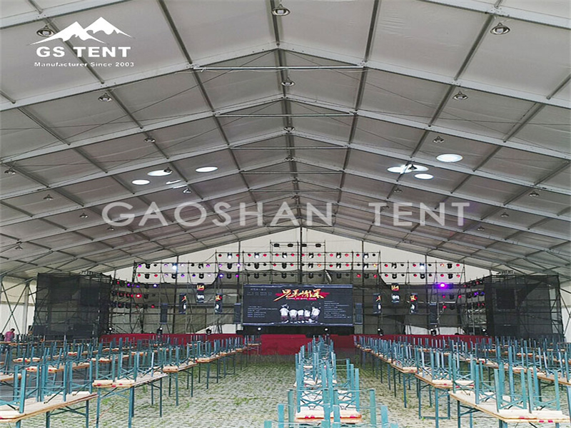 Large-scale event exhibition tent