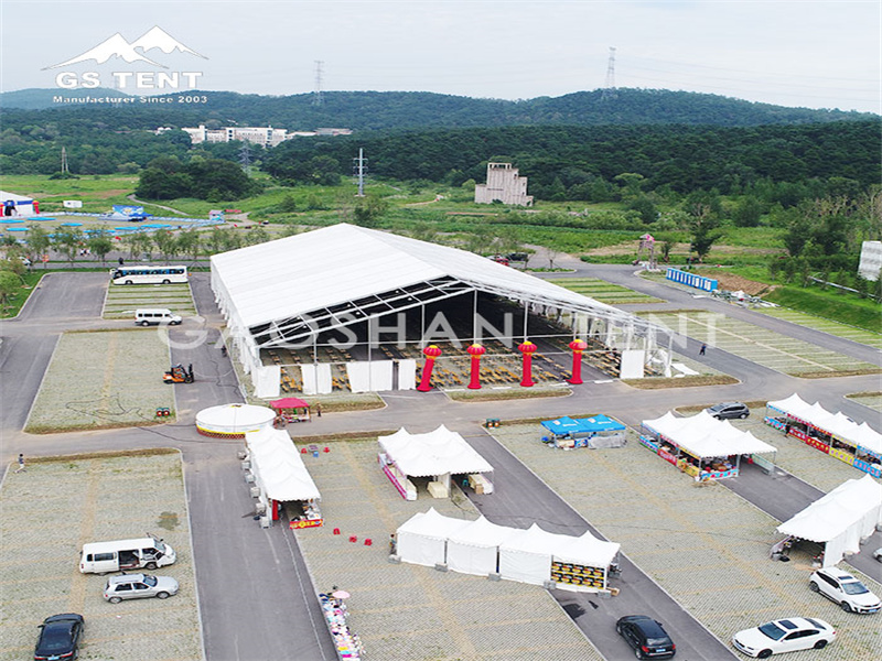Large-scale event exhibition tent