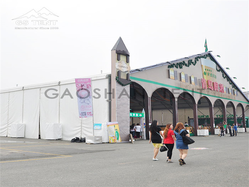 Large-scale Oktoberfest Tent