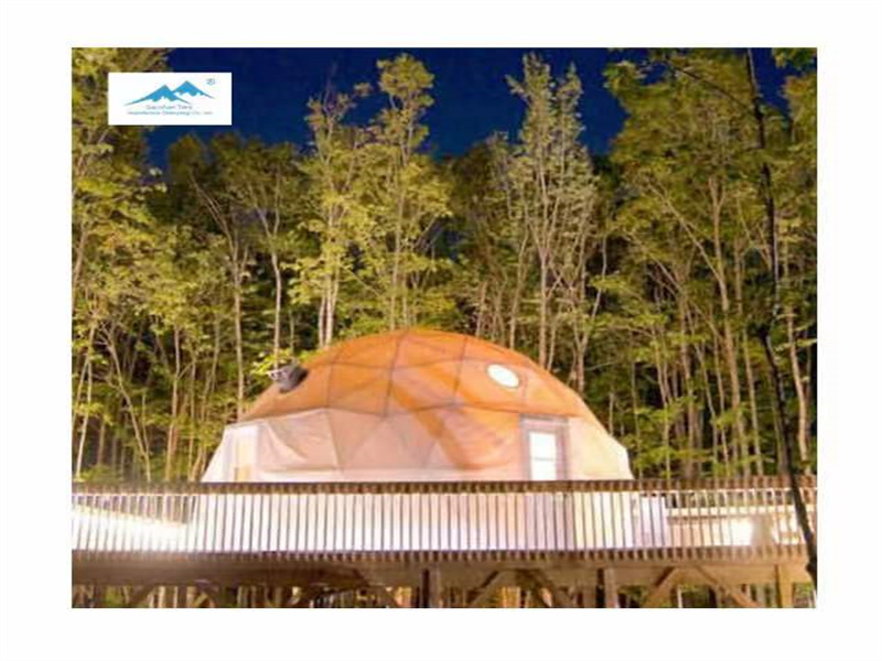 Роскошные купольные палатки на открытом воздухе