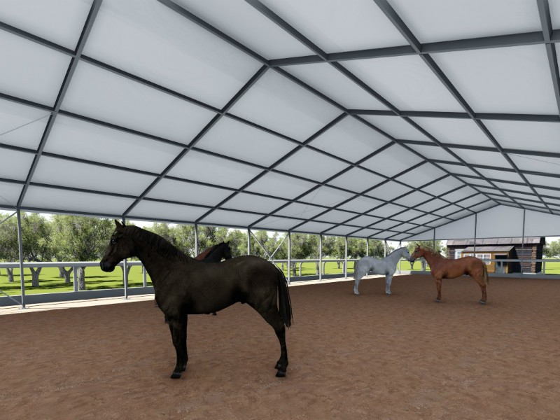 Reitsportzelt