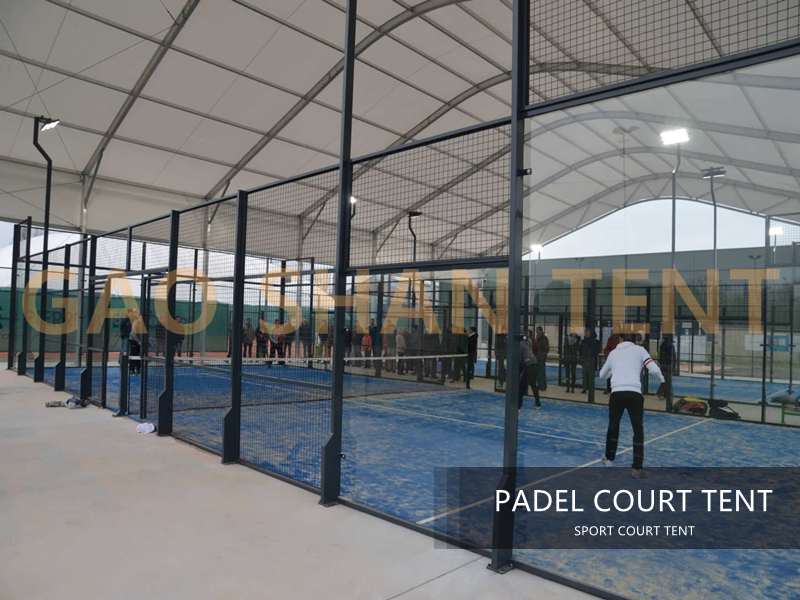 couverture de terrain de padel
