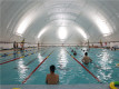 cúpula de ar do estádio de natação