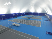 dôme aérien de tennis