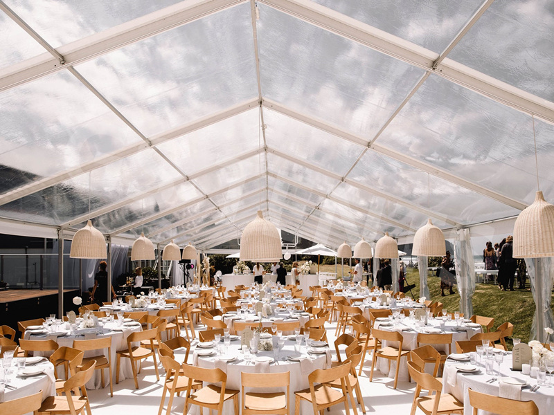 tendas transparentes para festas em restaurantes