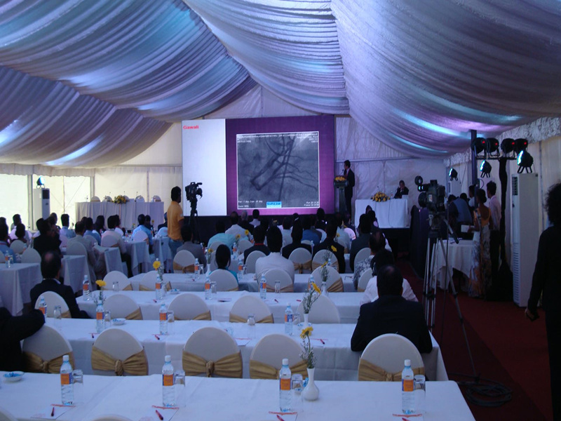 Tente de conférence