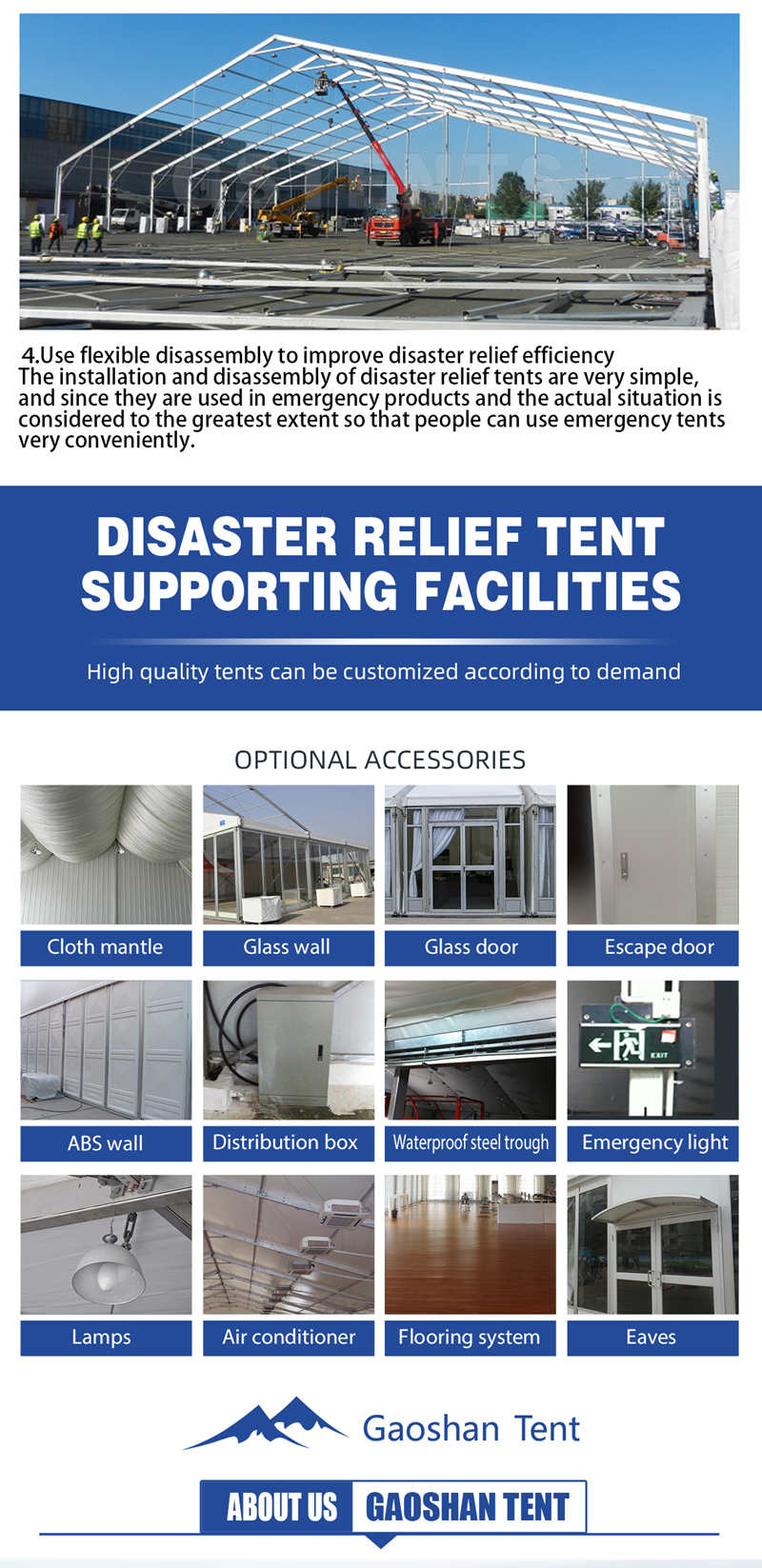 diversified relief tents