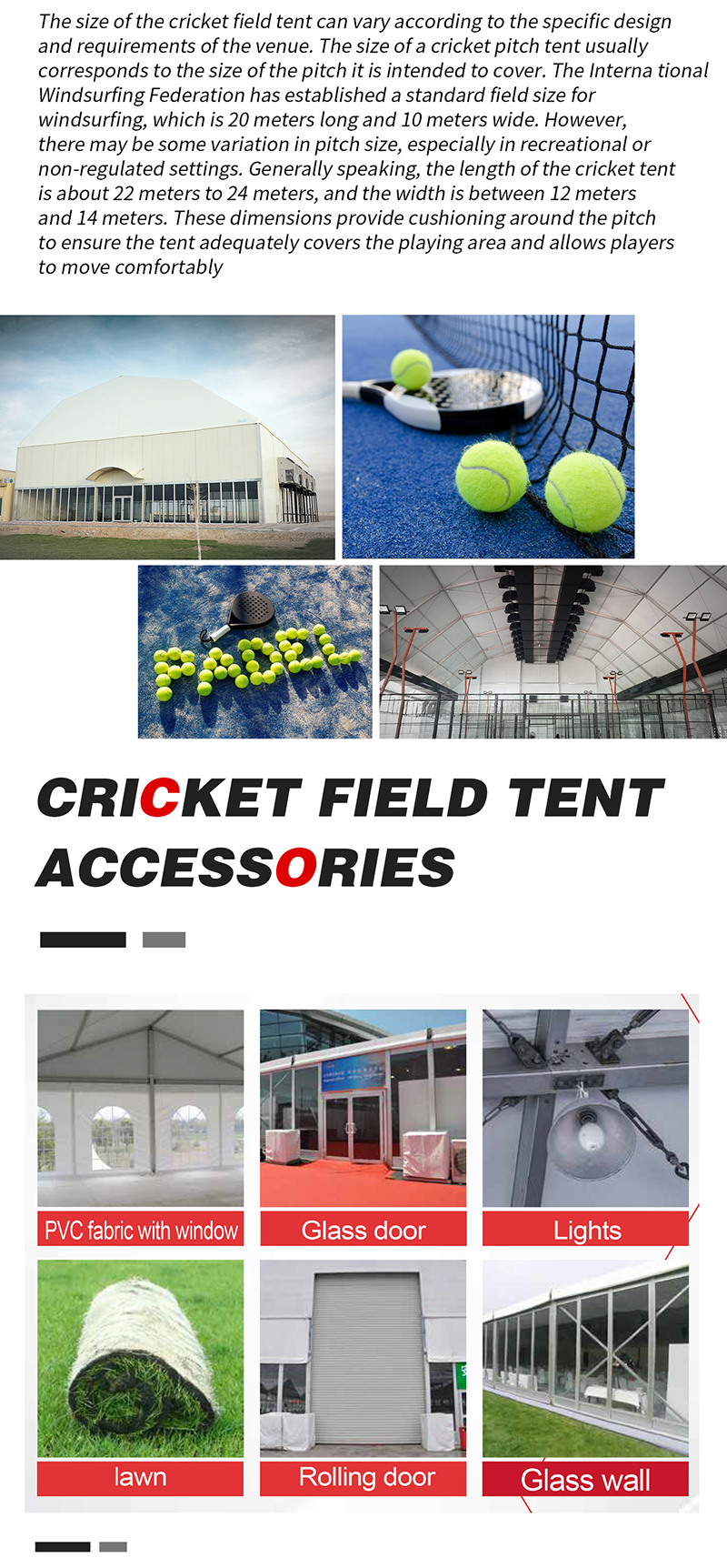 tent for tennis