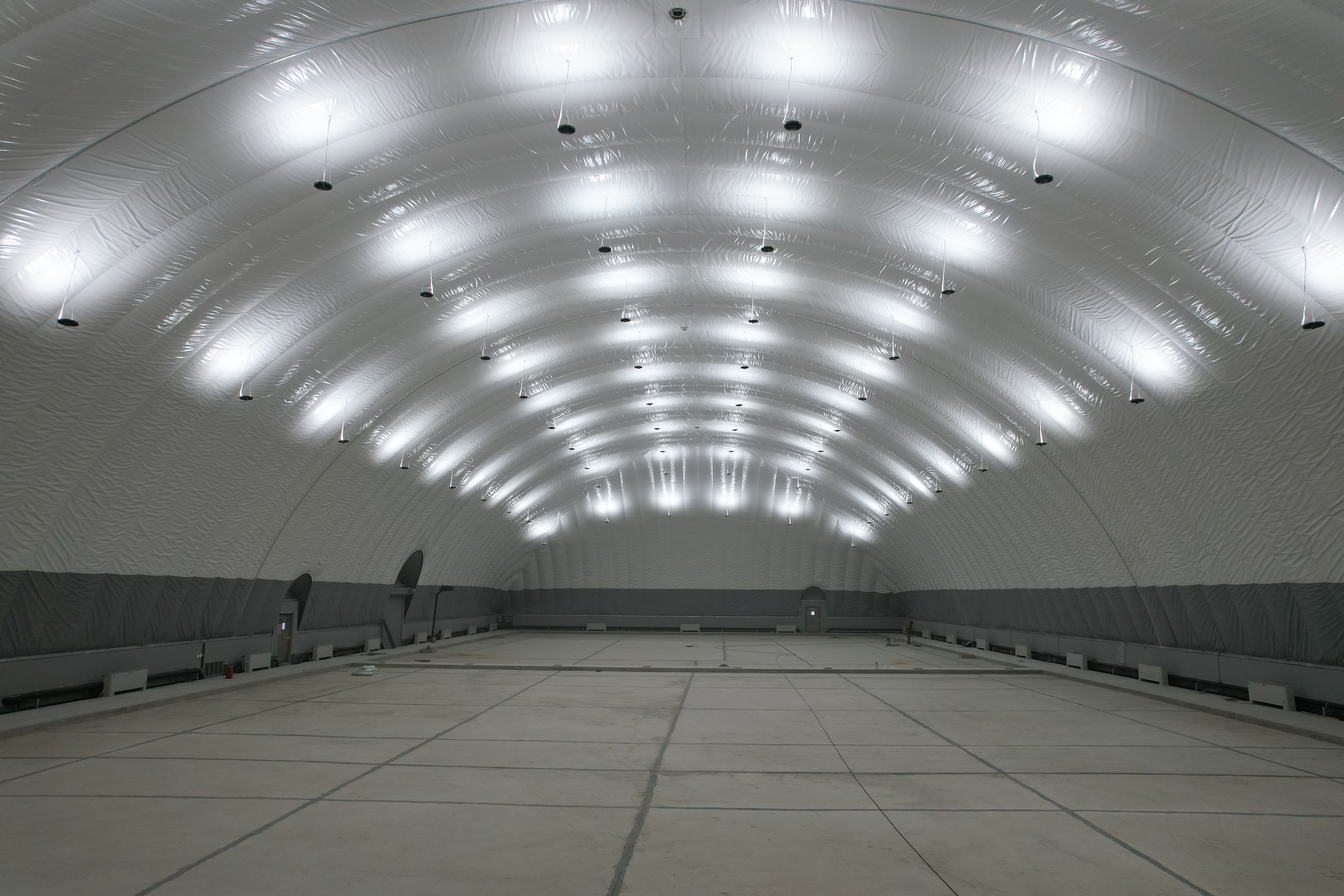 Gaoshan Tent érige un complexe sportif Air Dome rentable à Huludao