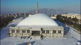 โครงสร้างที่รองรับทางอากาศที่เป็นนวัตกรรมใหม่ของ เกาซาน เต็นท์ เปลี่ยนการฝึกกองกำลังตำรวจจี๋หลิน