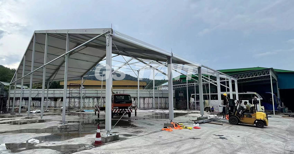 warehouse tent