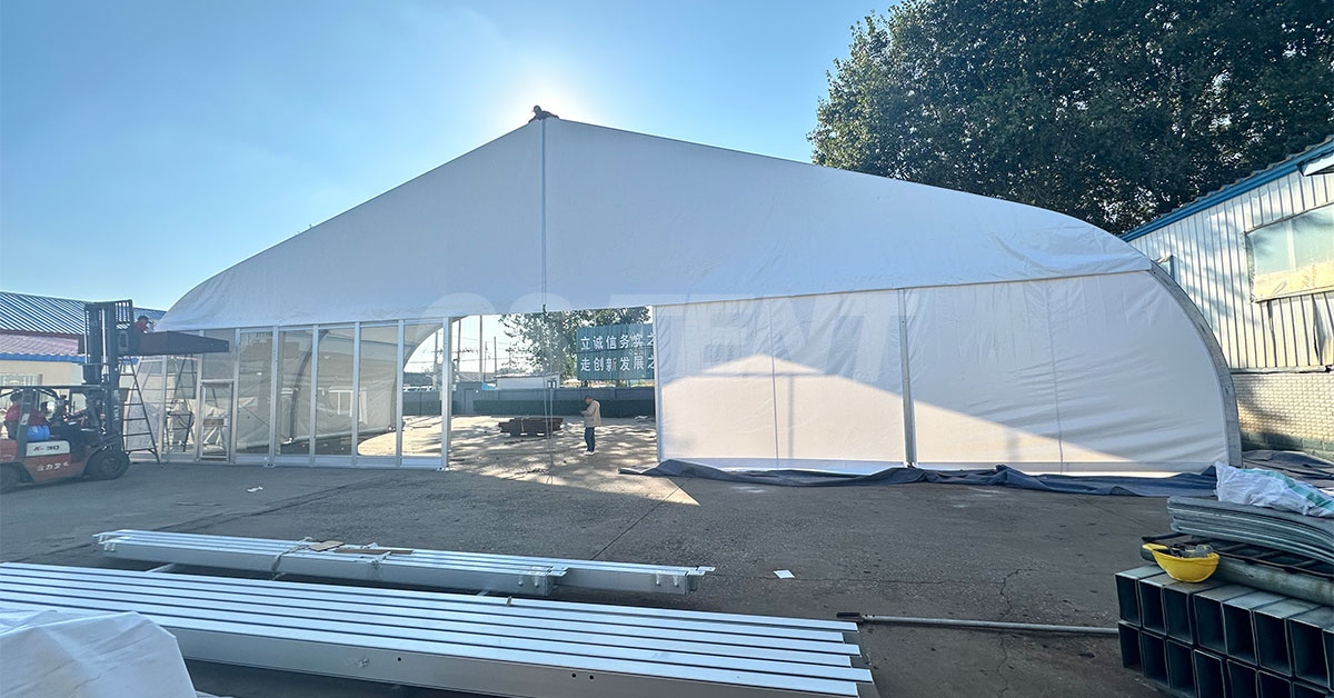 warehouse tent