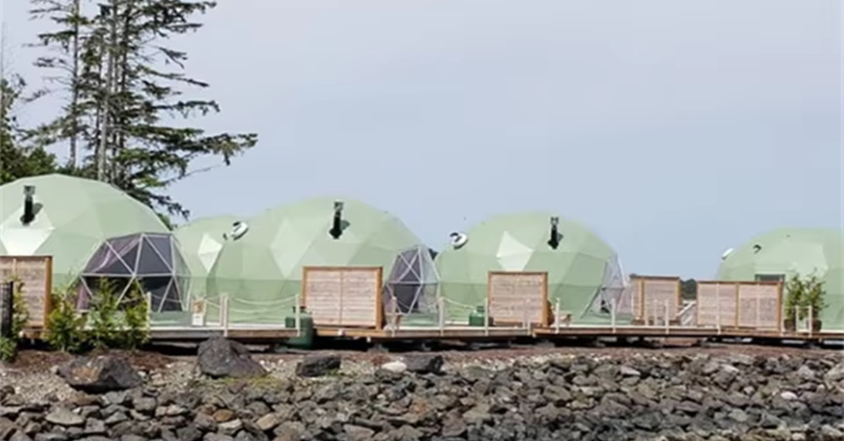 transparent tent