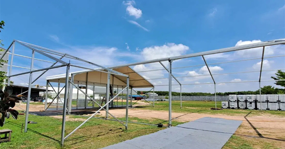 tenda gudang aluminium
