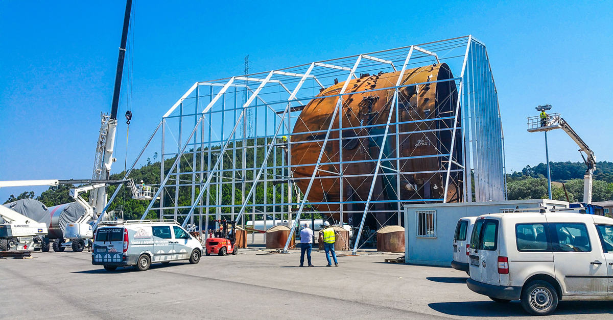 warehouse tent