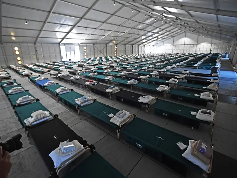 disaster relief tent