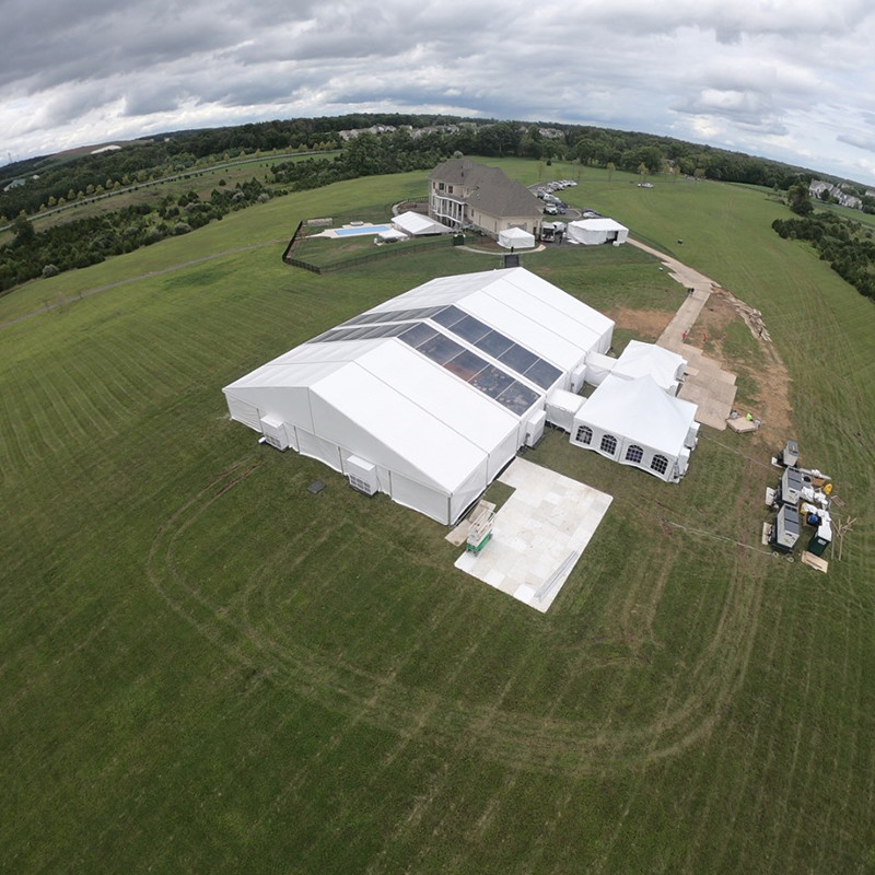 White Event Tent – Premium Aluminum Frame Tent for Weddings, Parties, and Events