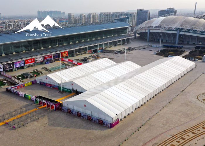L'expertise de GAOSHAN TENT en matière d'expositions : sublimer le centre d'expositions de Harbin