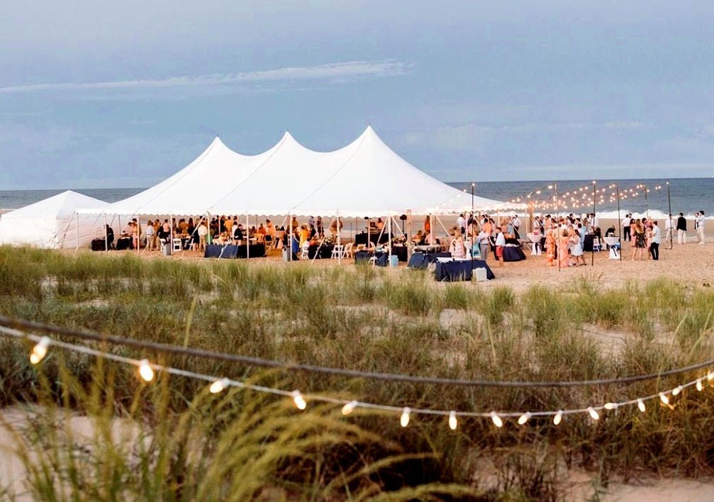 Wedding party tent