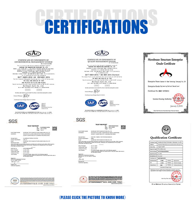 Small warehouse arcum tent