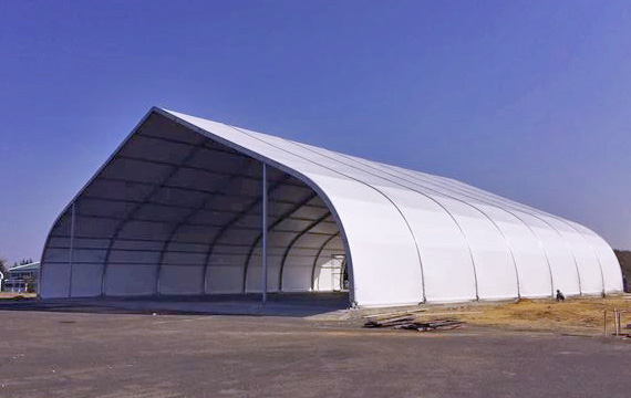 Hanger Aircraft Curve Tent