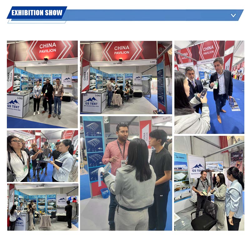 Custom curved exhibition tent Custom curved exhibition tent