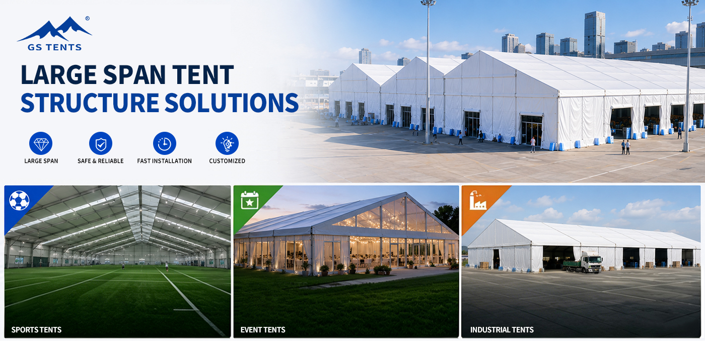 Traditional Construction Takes a Year? How GS TENTS Modular Structures Slash Project Timelines by 80%