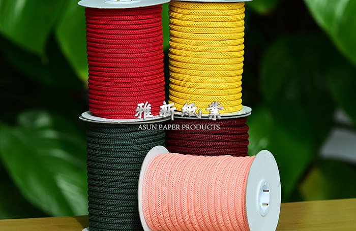 Single Color Knitted Paper Cord