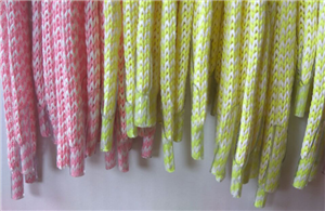 Knitted Paper Cord With Plastic Barbs