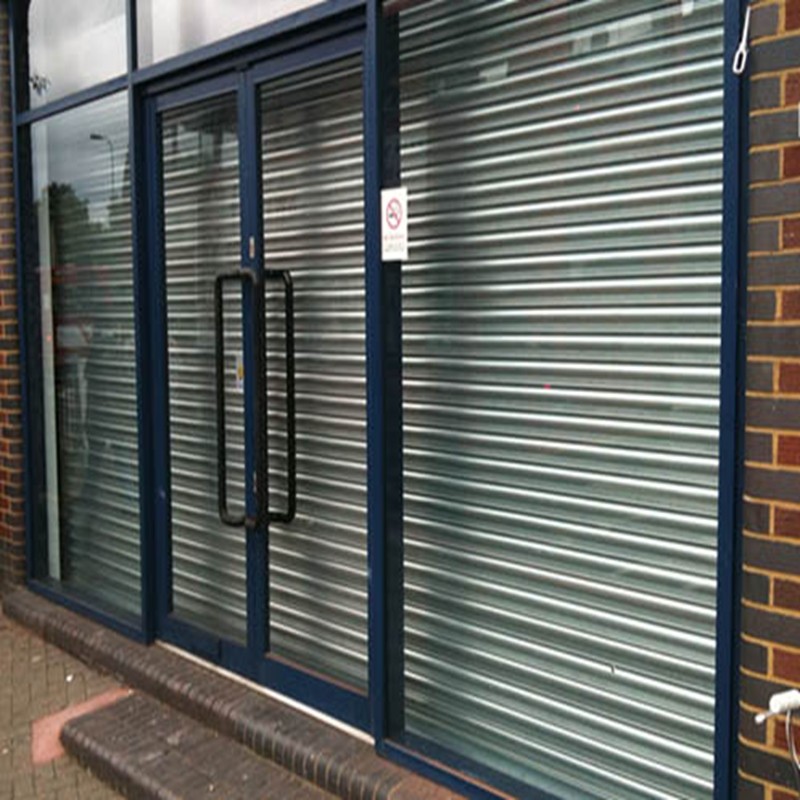 Automatic Security Exterior Galvanized Roll Up Down Shutter Door