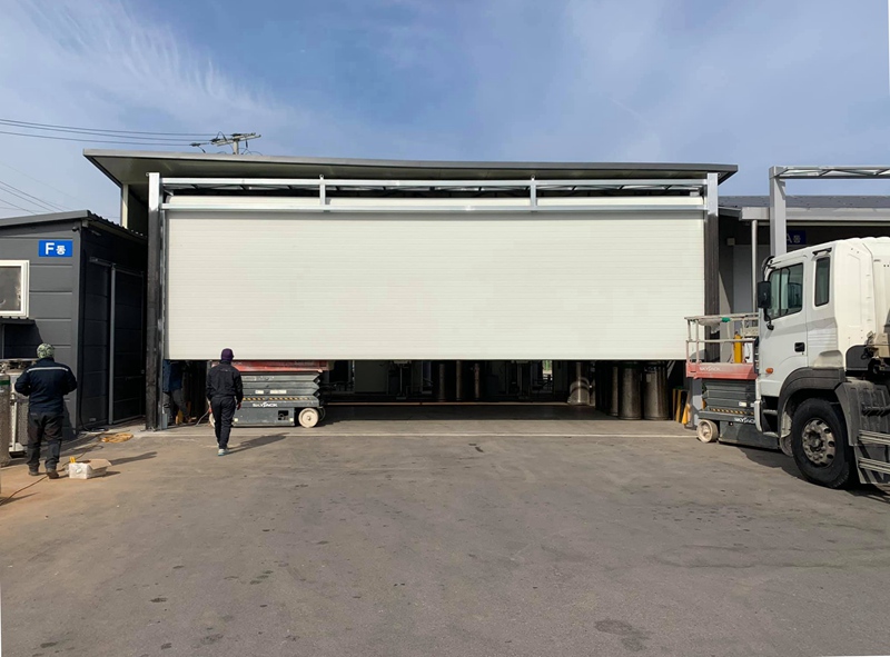 large size aluminum roller shutter door