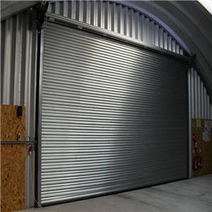 Porta da garage con avvolgibile zincato